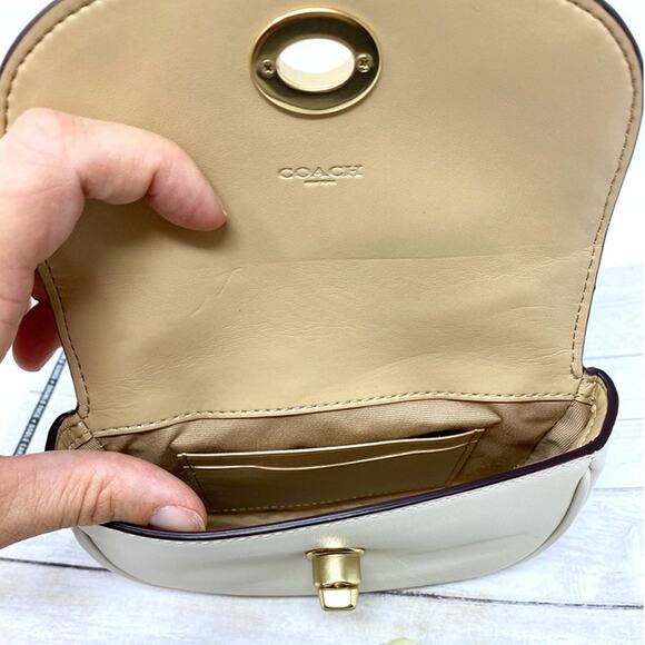 Coach Mini Belt Bag With Patchwork Leather Convertible Crossbody 89962 - Picture 4 of 5